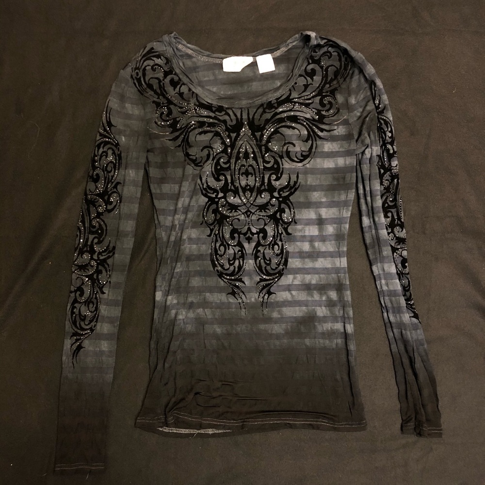 Miss Me Long Sleeve Burnout
